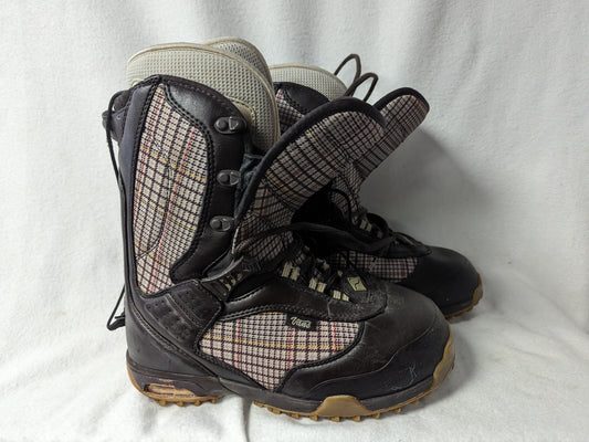 Vans Tara Dakides Women's Snowboard Boots Size Women 8 Color Brown Condition Used