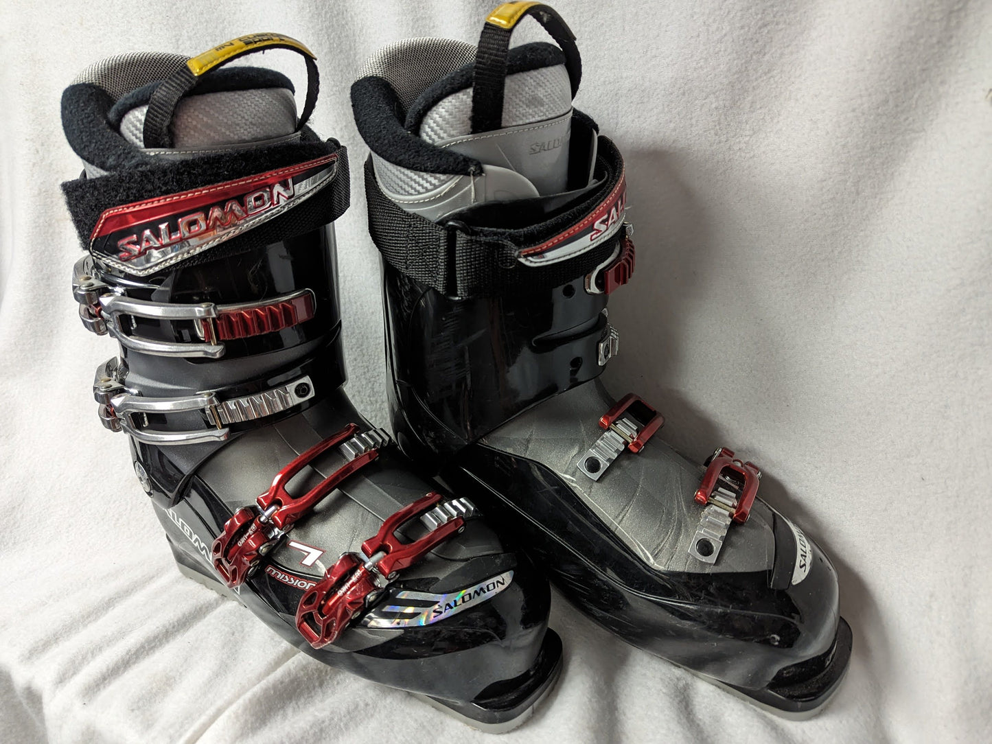Salomon Energyzer Mission 7 Ski Boots Size 28 Color Black Condition Used