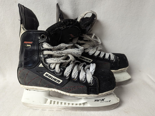 Bauer Supreme 3000 Hockey Ice Skates Size 7? Color Black Condition Used