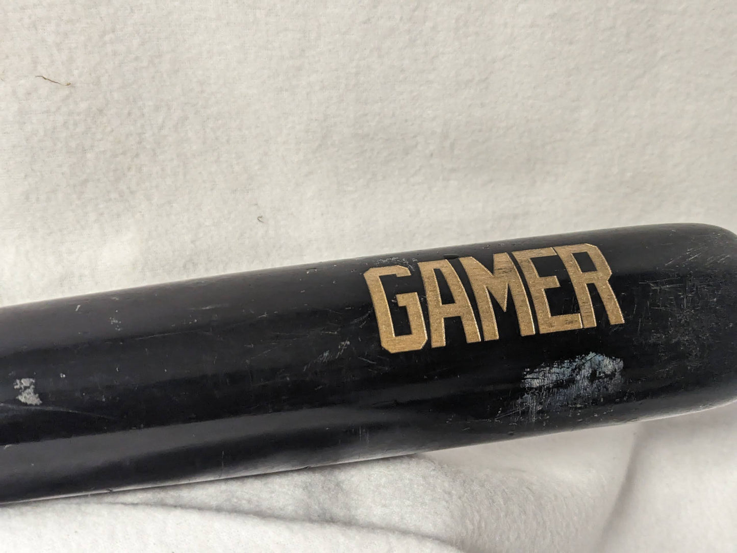 Gamer Wooden Baseball Bat 32 In 29 Oz Color Black Condition Used