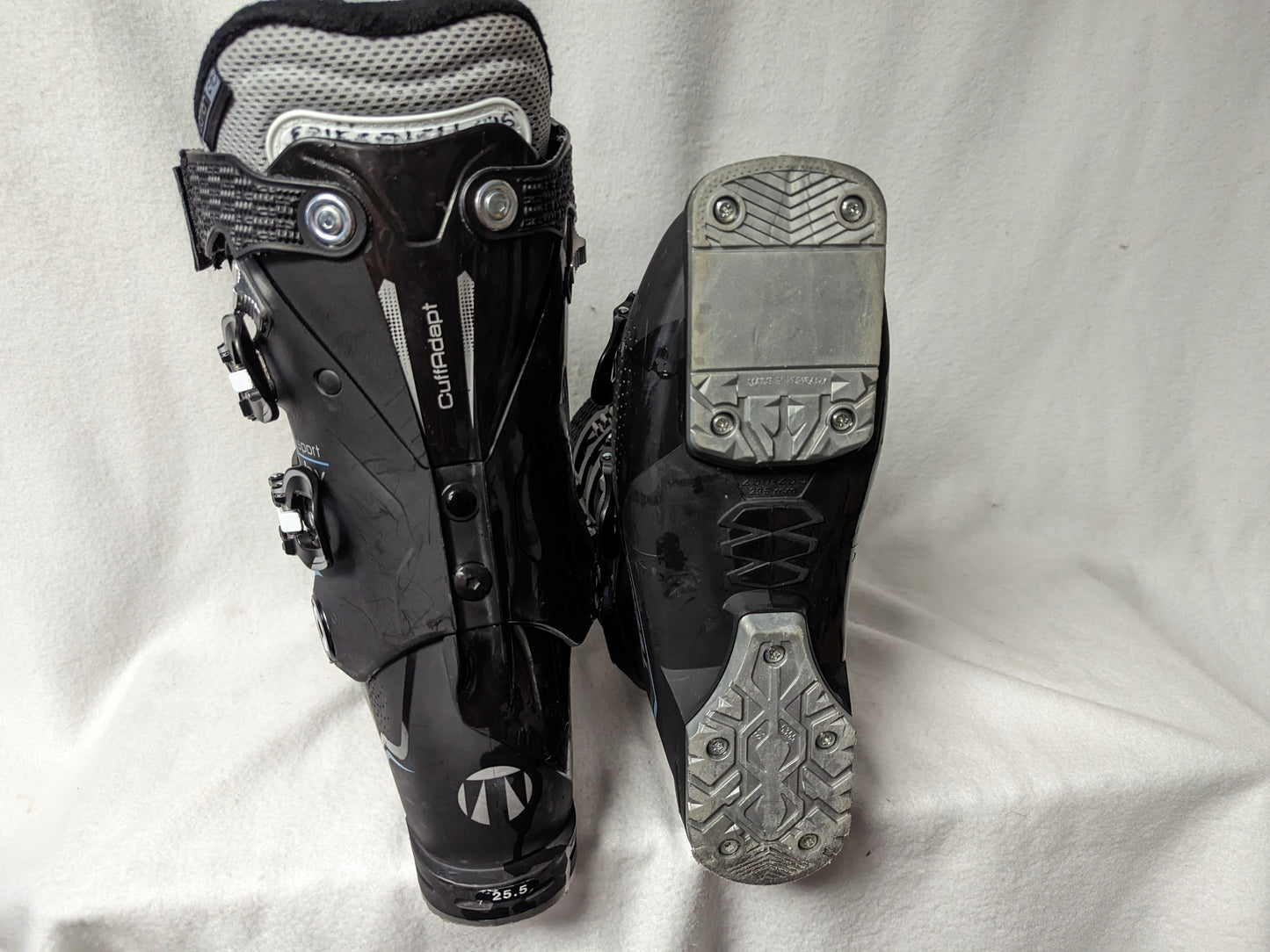 Tecnica Women's Mach Sport Ski Boots Size 25.5 Color Black Condition Used