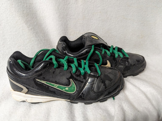 Nike Baseball Cleats Size 4.5 Color Black Condition Used