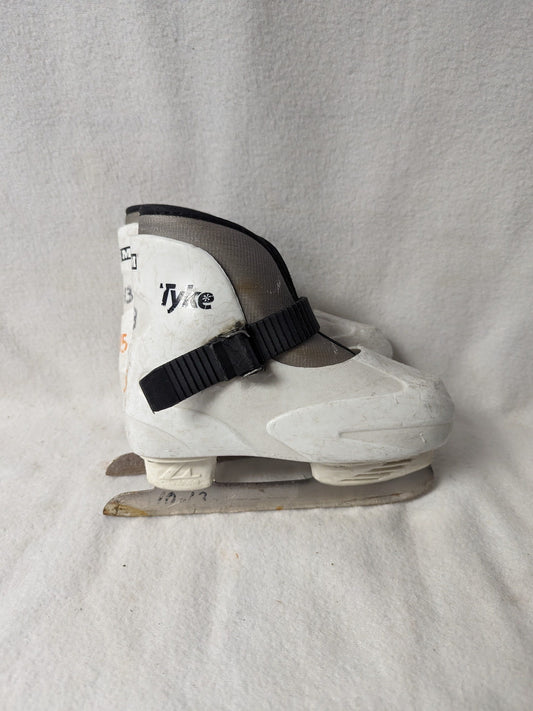 CCM Ice Hockey Skates Size Youth 10 Color White Condition Used