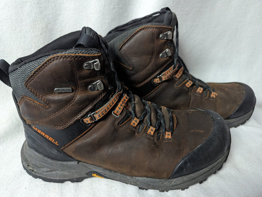 Merrell Hiking Trail Boots Shoes Size 11 Color Brown Condition Used