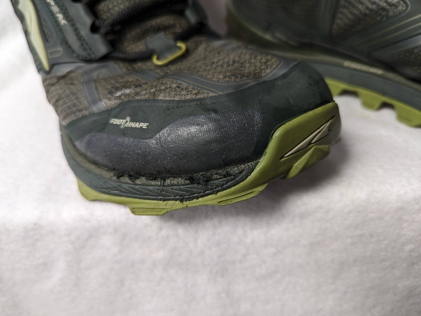 Lone Peak Hiking Trail Boots Shoes Size 11.5 Color Green Condition Used