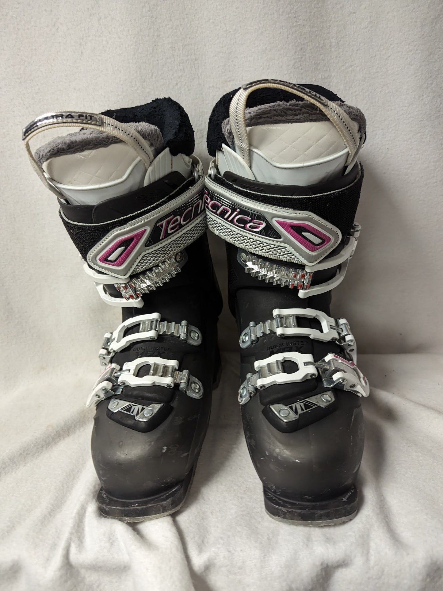 Tecnica Ten.2 85w Rebound Cuff Adapt Women's Ski Boots Size 24.5 Color White Condition Used