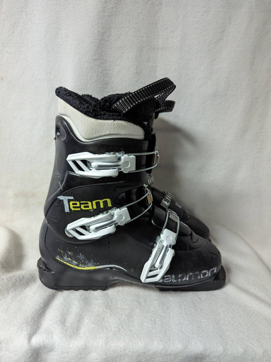 Salomon Team Ski Boots Size 24 Color Black Condition Used