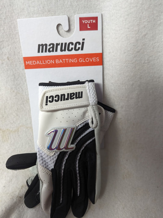 Marucci Medallion New Baseball Batting Gloves Size Youth Large
