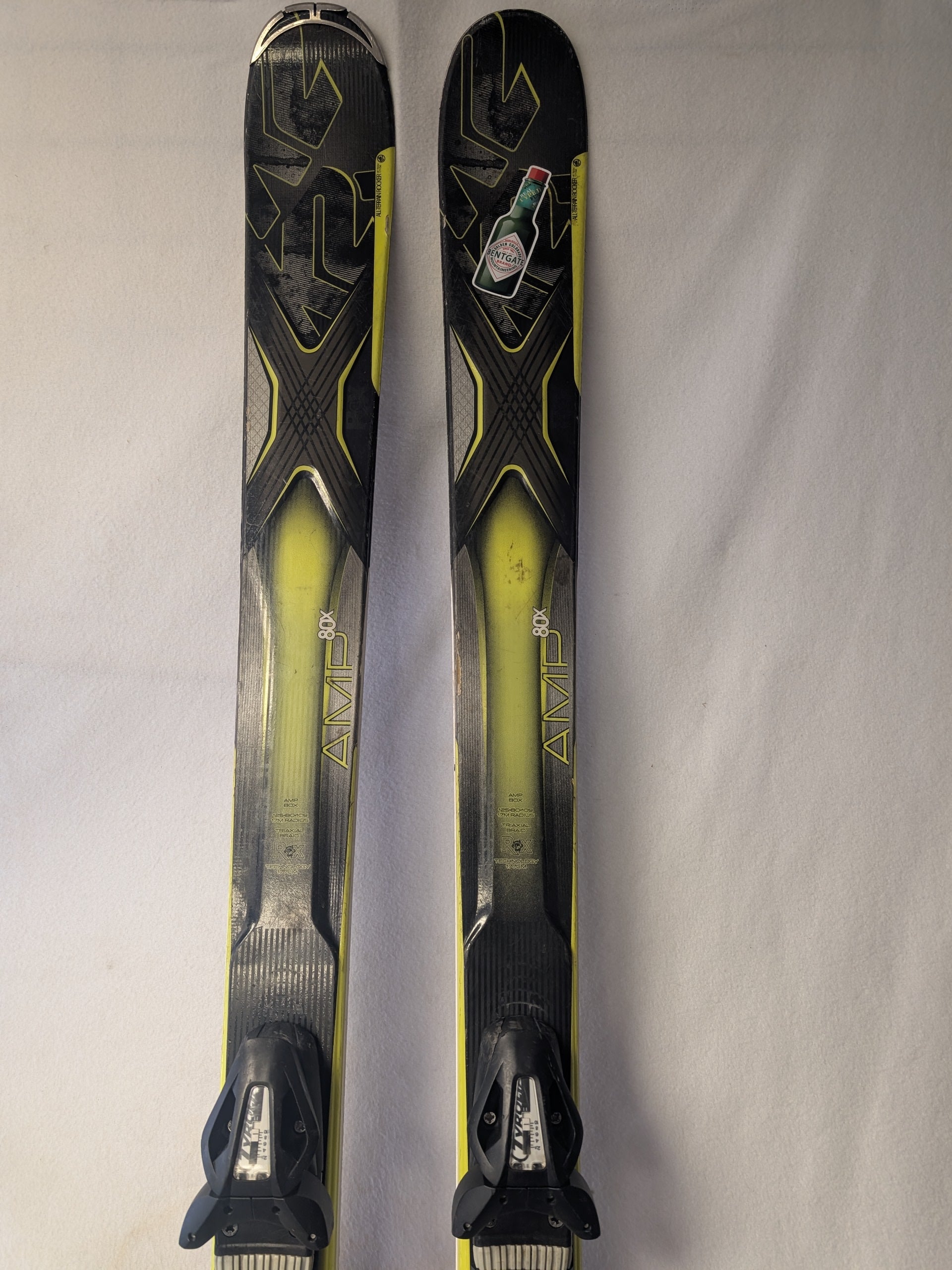 k2 amp ski 80x Skis Tyrolia SP10 Sympro Bindings Size 177 Cm Color Green Used Shoulder Harness:S-Curve Harness - Small color-koseret-green Bike Helmets - Phat the Strike is...