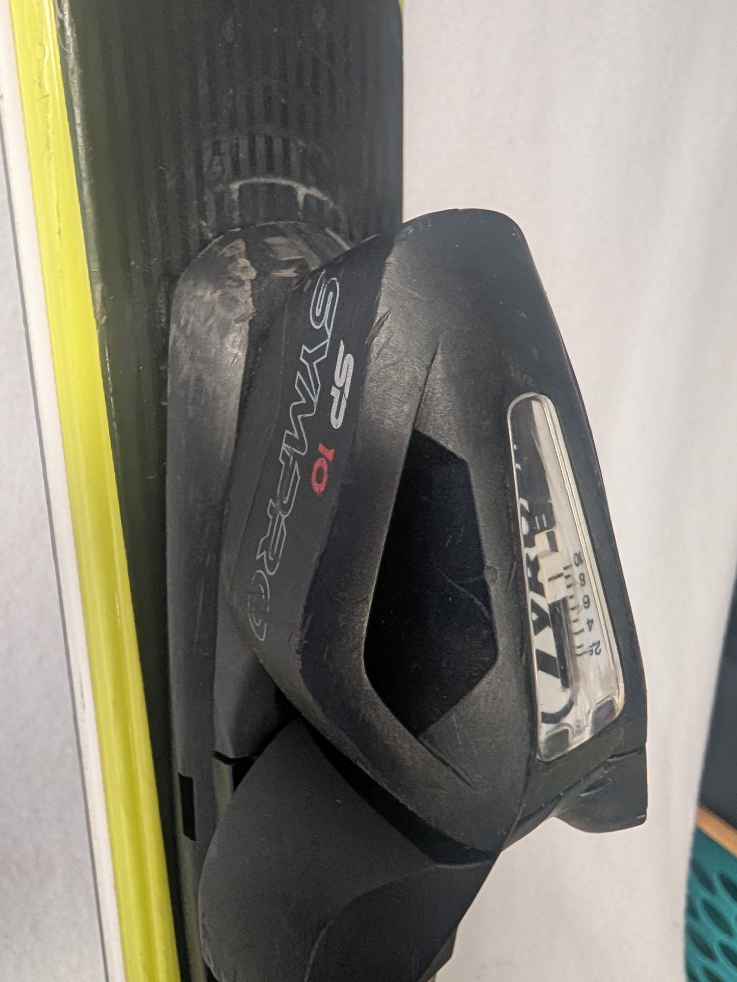 K2 AMP 80x Skis Tyrolia SP10 Sympro Bindings Size 177 Cm Color Green Used