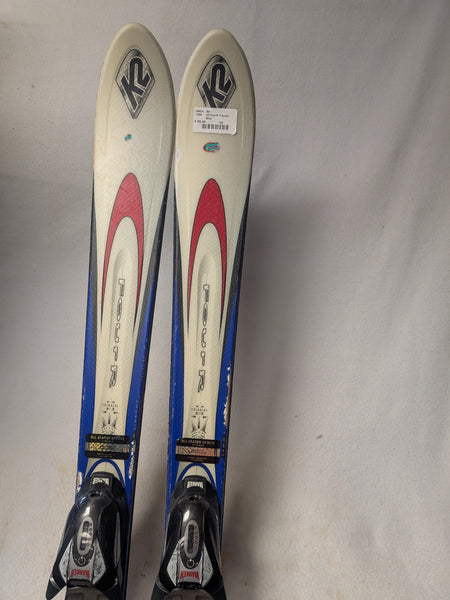 K2 FourR Triaxial Skis Juvy w/Marker M1000 Bindings Size 135 Cm Color – Replays Sports Exchange