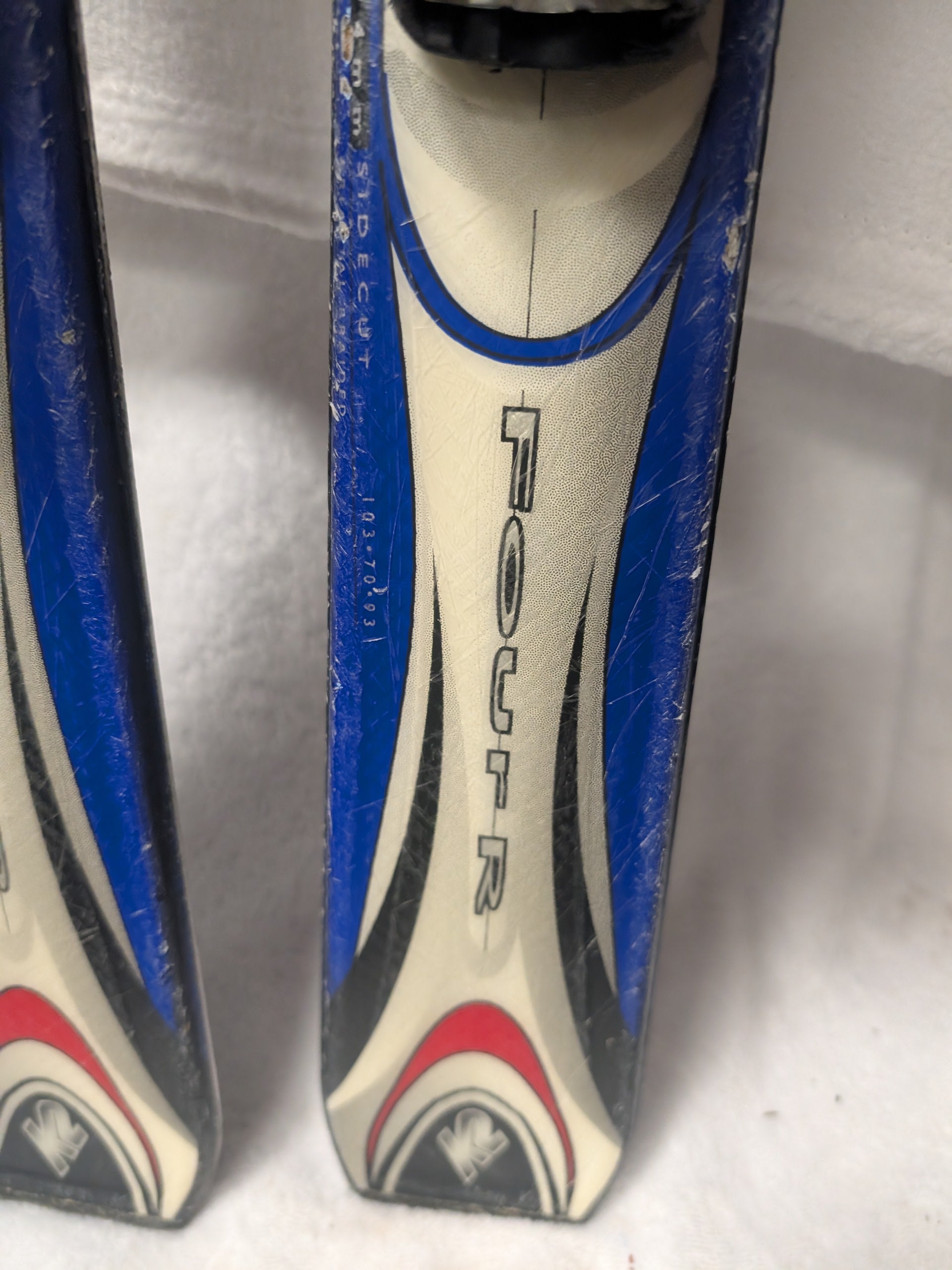 K2 FourR Triaxial Skis Juvy w/Marker M1000 Bindings Size 135 Cm Color – Replays Sports Exchange