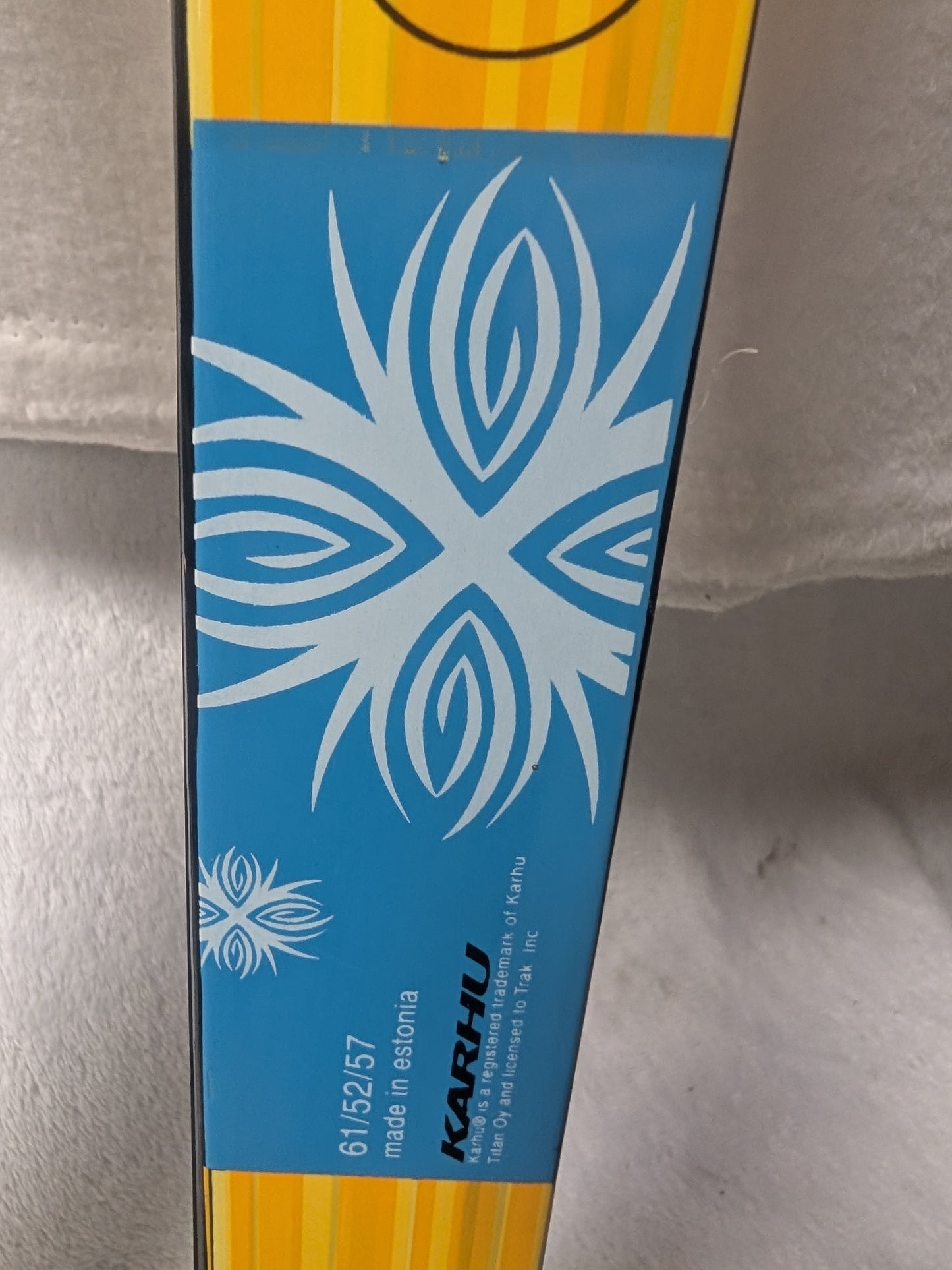 Cross Country Karhu Quanik XC Skis SNS Profile Bindings Size 175 Cm Black Used