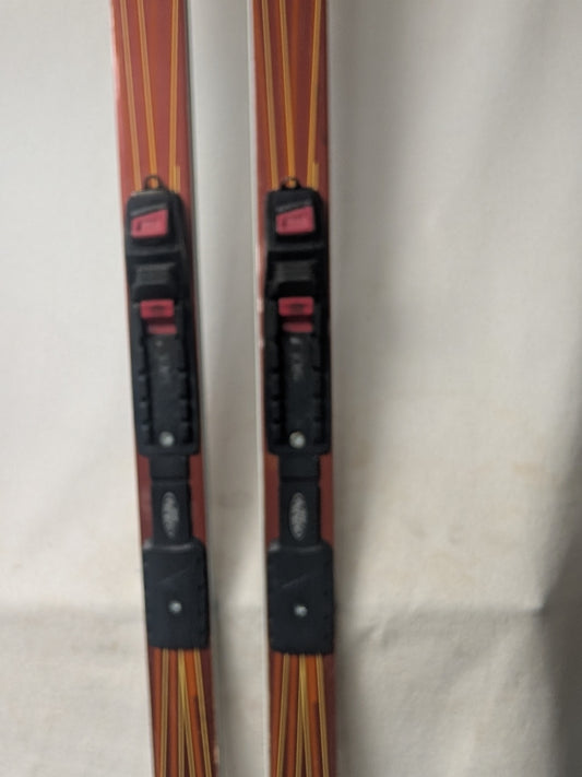 Back Country Karhu Lookout XC Skis NNN BC Bindings Size 190 Cm Orange Used