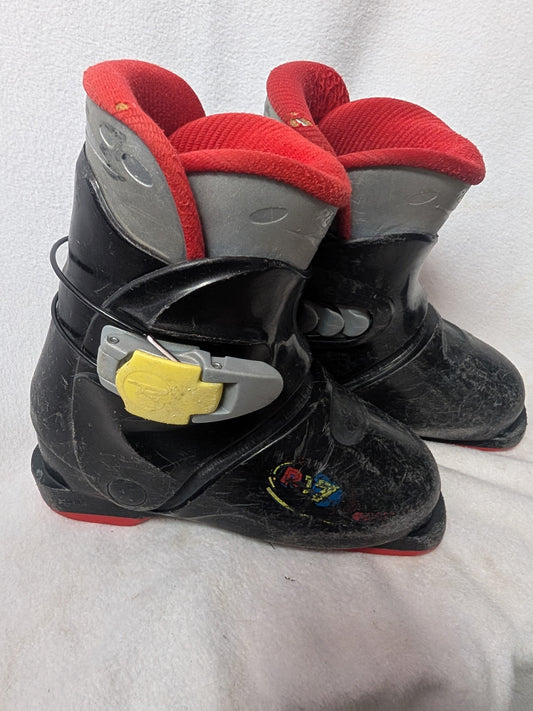 Salomon? Ski Boots Size 16.5? Color Black Condition Used Kids