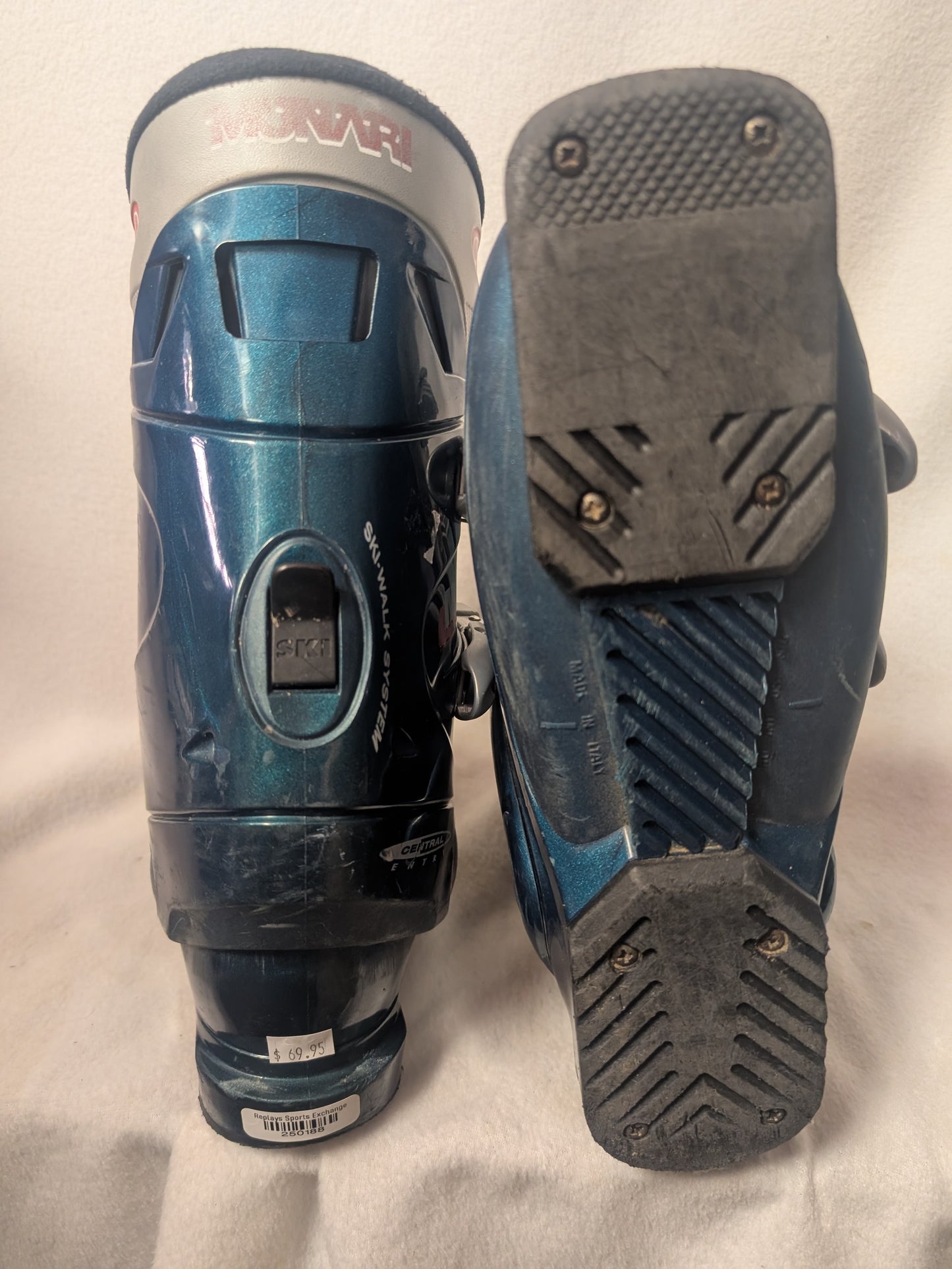 Munari ME 450 Ski Boots Size 26.5 Color Blue Used