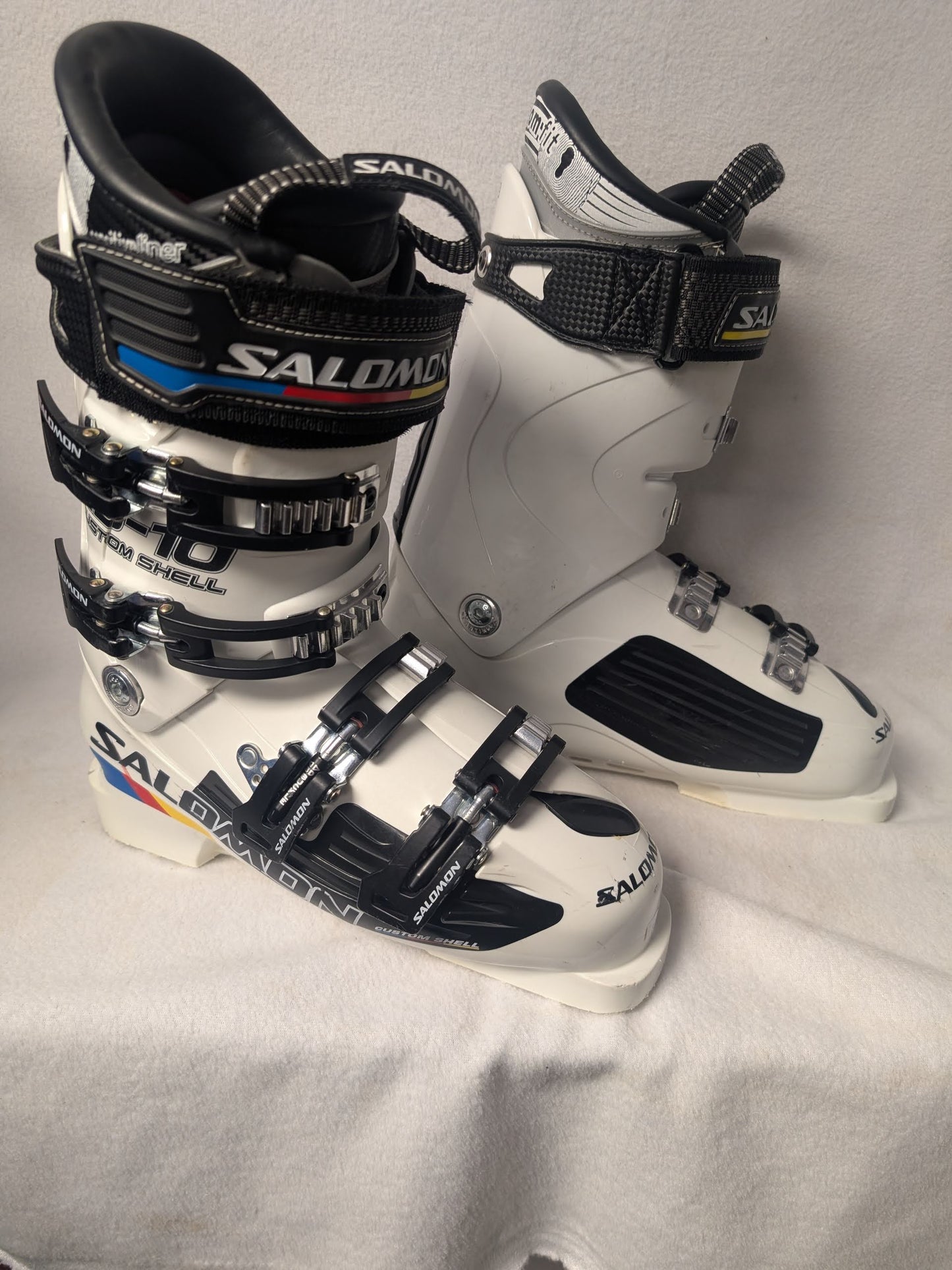 Salomon X3-10 Ski Boots Size 26.5 Color White Condition Used