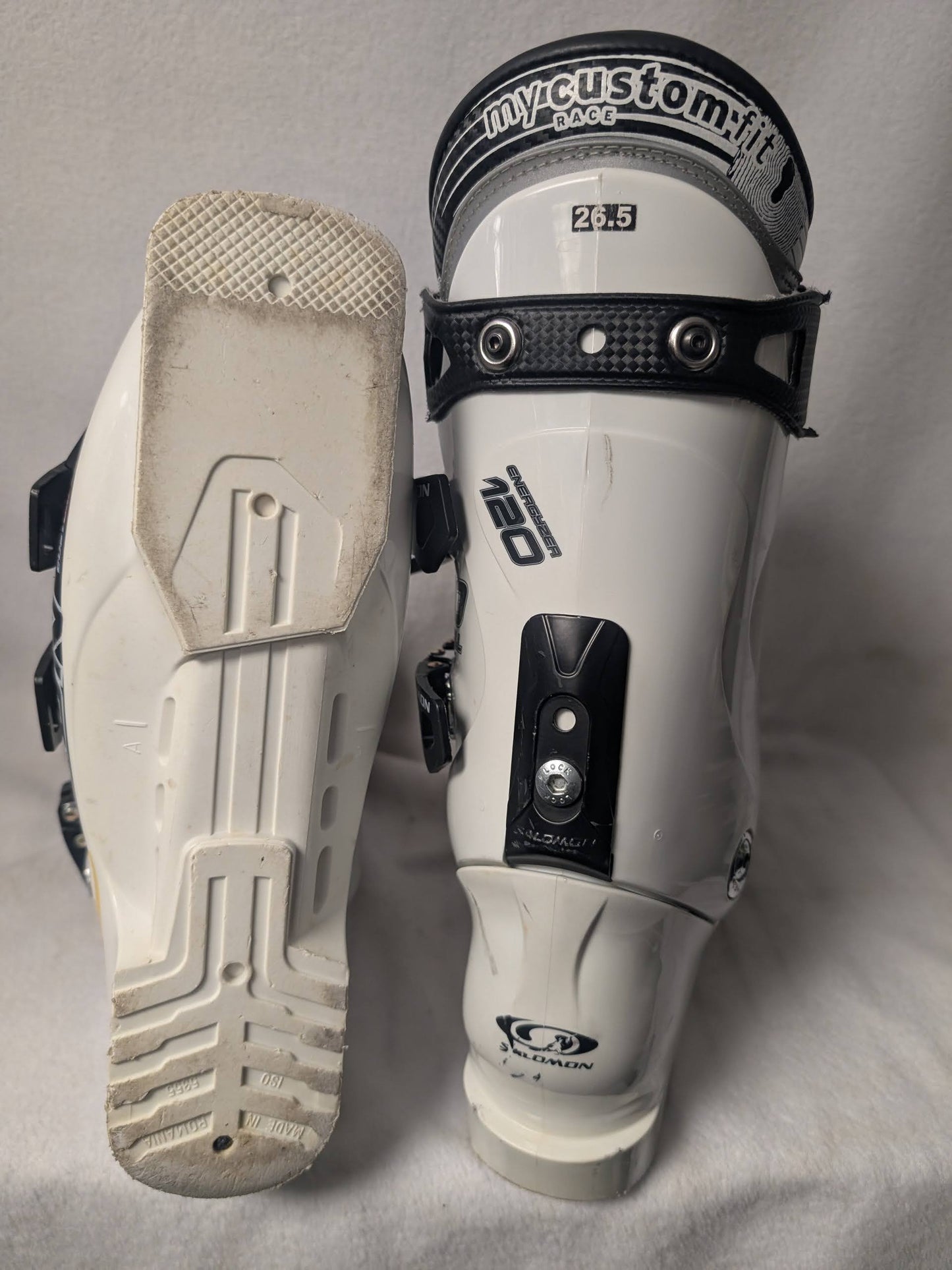 Salomon X3-10 Ski Boots Size 26.5 Color White Condition Used