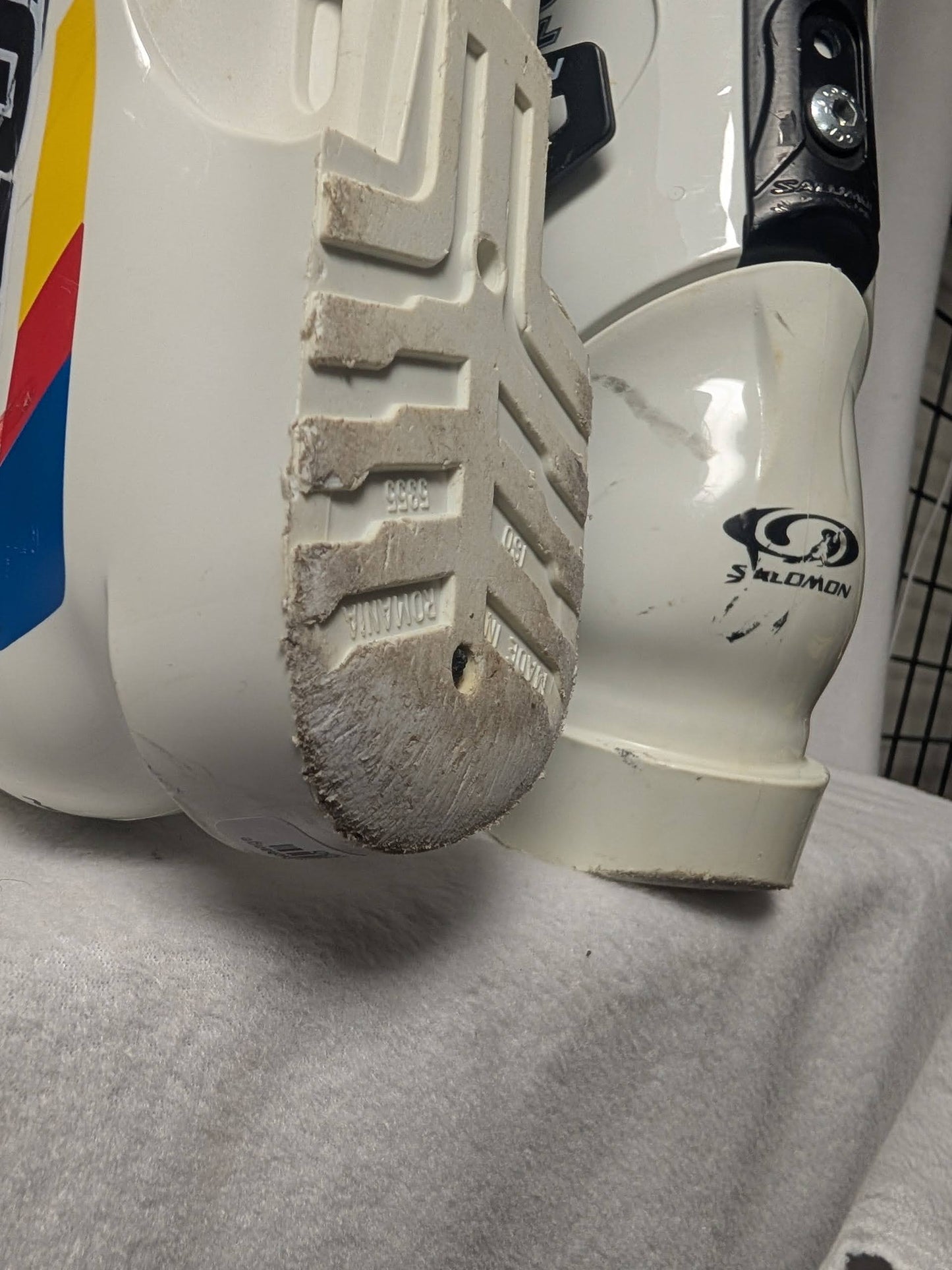 Salomon X3-10 Ski Boots Size 26.5 Color White Condition Used