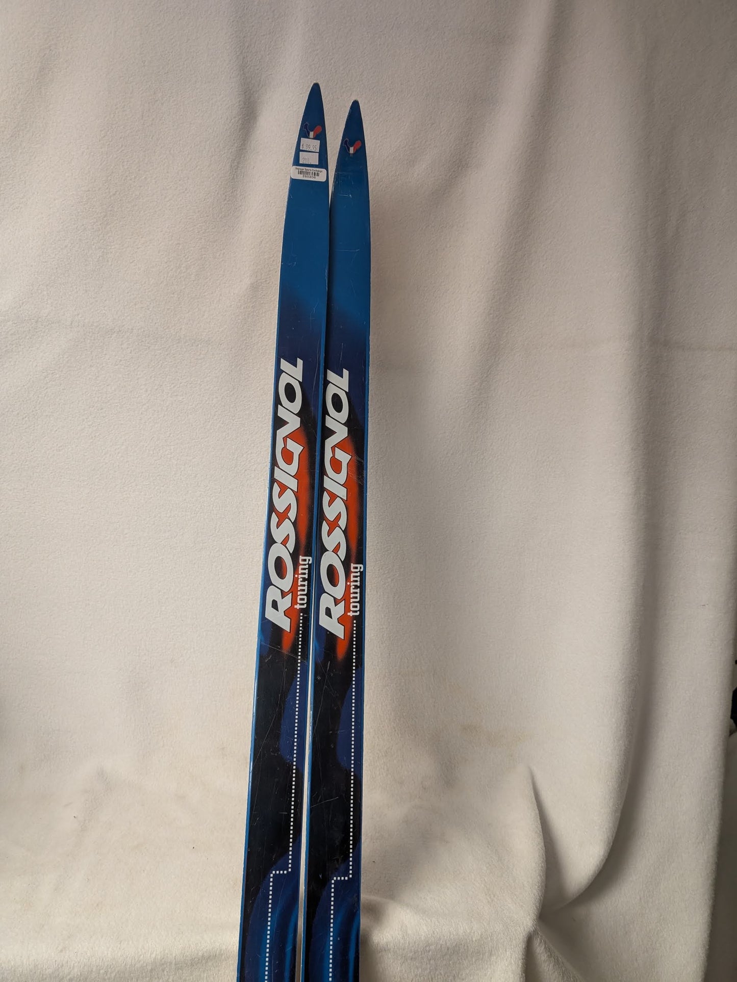 Cross Country Rossignol XC Skis with Bindings Size 200 Cm Blue Used