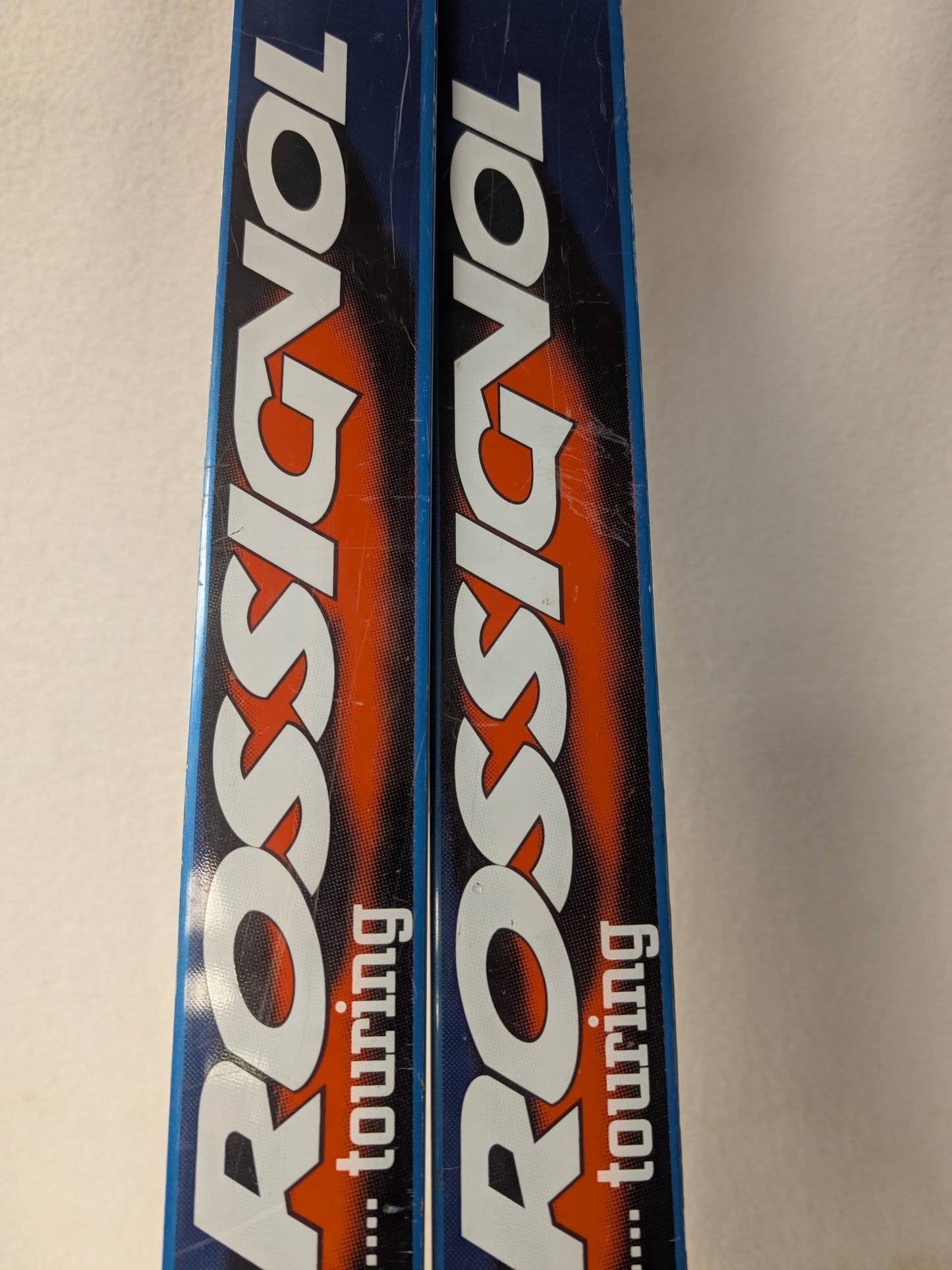 Cross Country Rossignol XC Skis with Bindings Size 200 Cm Blue Used