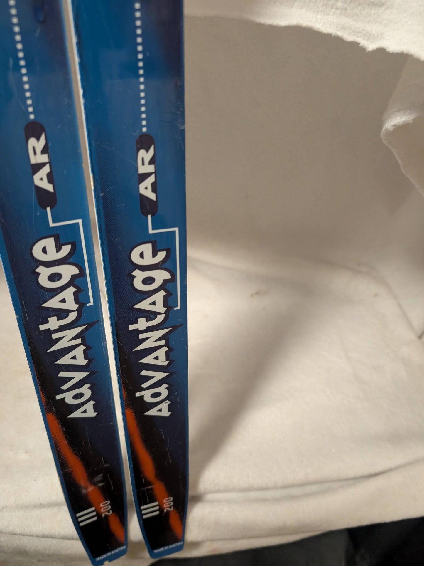 Cross Country Rossignol XC Skis with Bindings Size 200 Cm Blue Used
