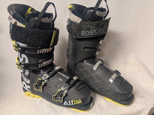 Rossignol All Track 100 Ski Boots Size 27.5 Color Black Condition Used