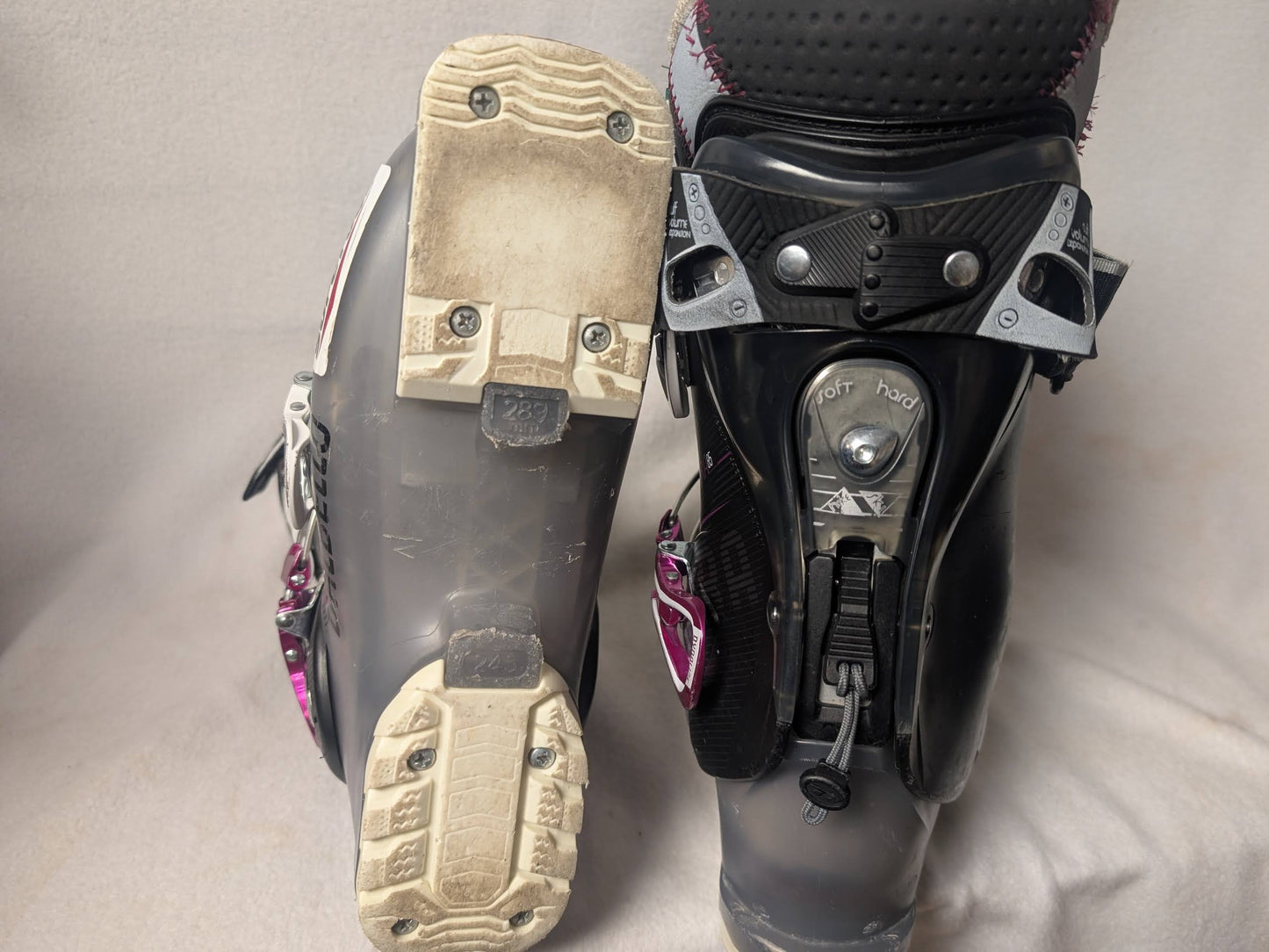 Dalbello Kyra Ski Boots Size 24.5 Color Silver Condition Used