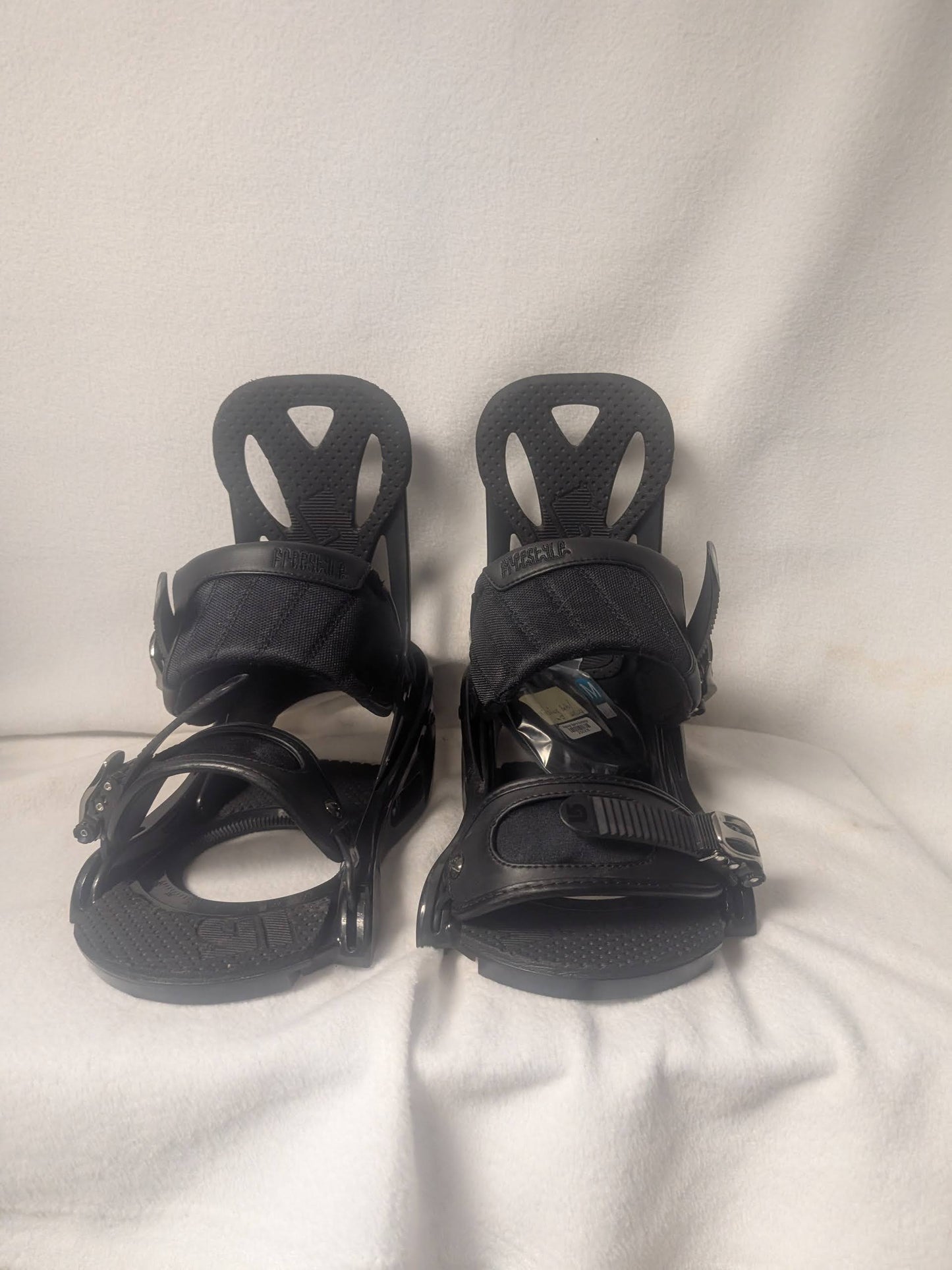 Burton Freestyle FS Snowboard Bindings Size Medium Color Black Condition Used