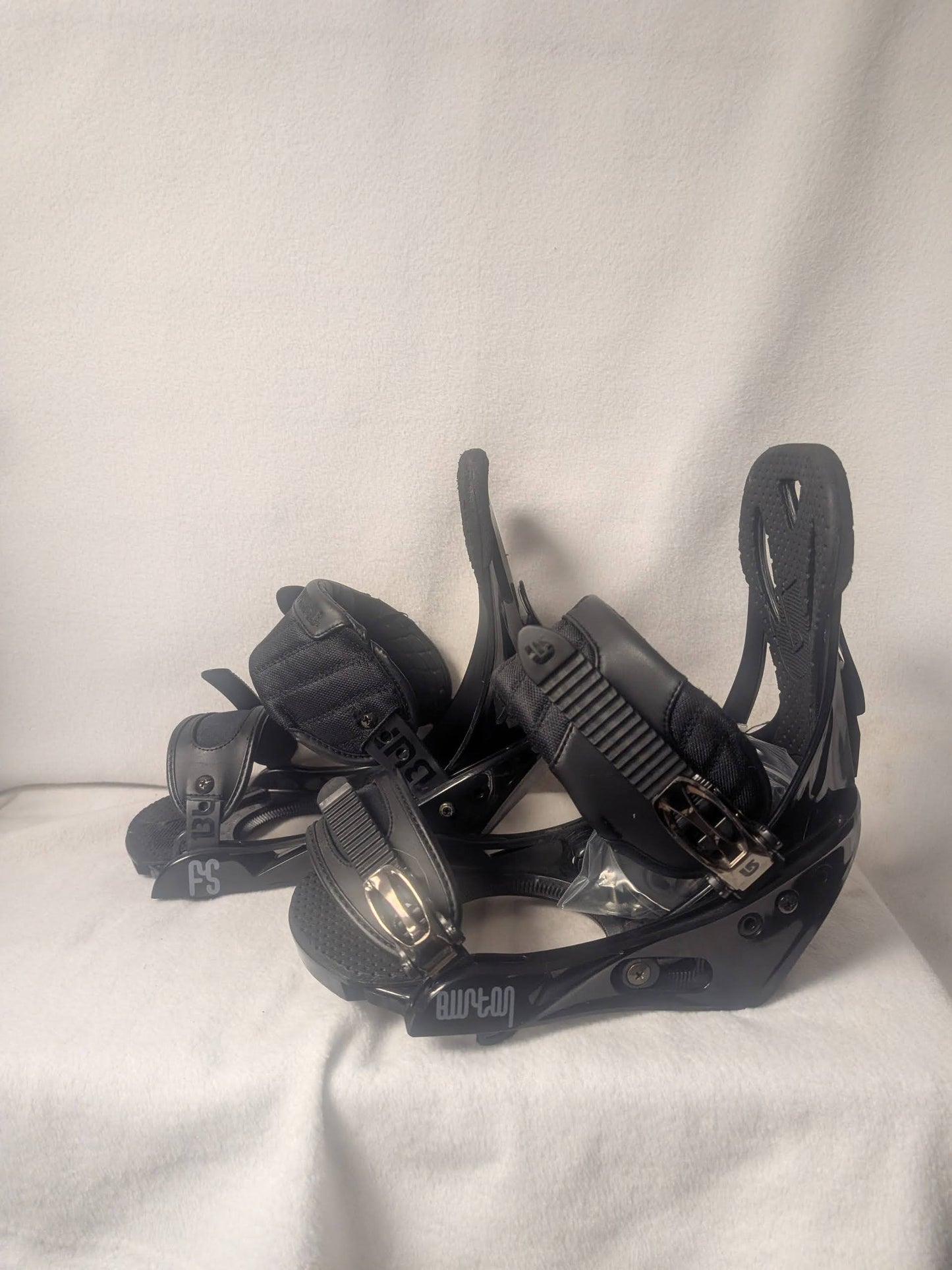 Burton Freestyle FS Snowboard Bindings Size Medium Color Black Condition Used