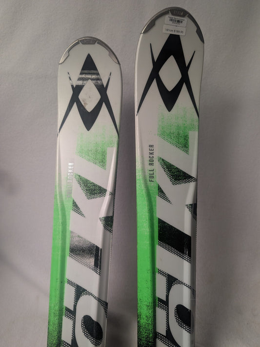Volkl RTM80 Skis Marker Wideride XRT Bindings Size 181 Cm Black Used