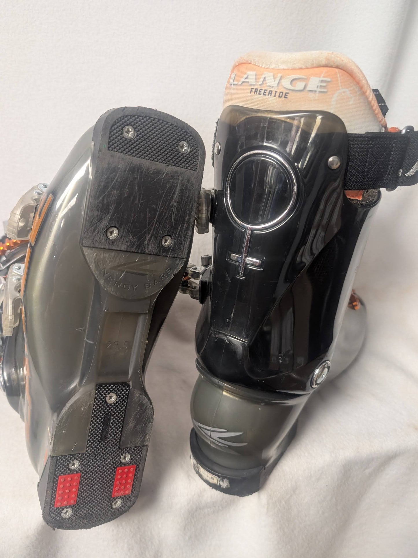 Lange Ski Boots Women Size 25.5 Color Gray Condition Used