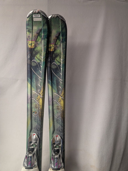 Nordica Amber Skis Marker NSport Bindings Size 152 Cm Green