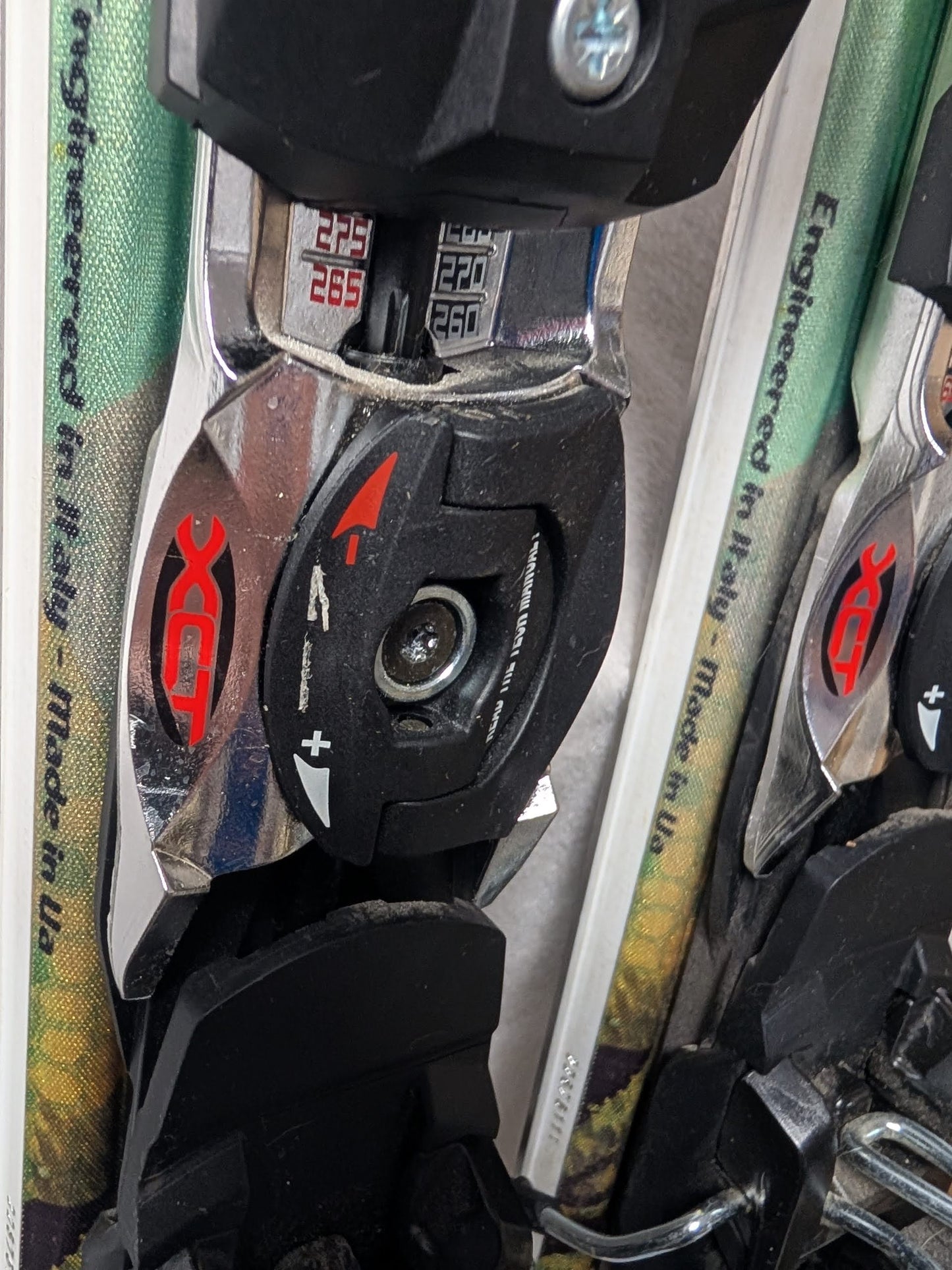 Nordica Amber Skis Marker NSport Bindings Size 152 Cm Green Used