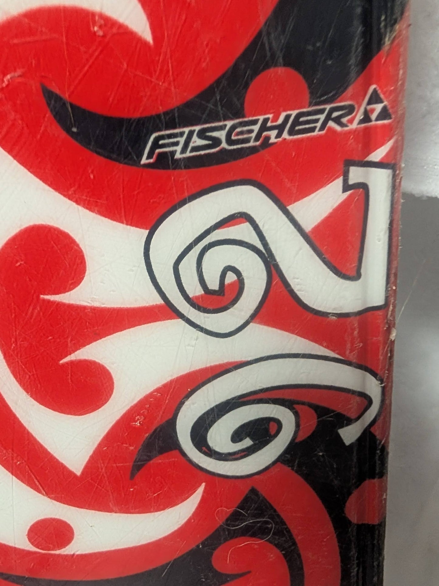 Fischer Kehua 92 Skis Marker Free1200 Bindings Size 177 Cm Red Used