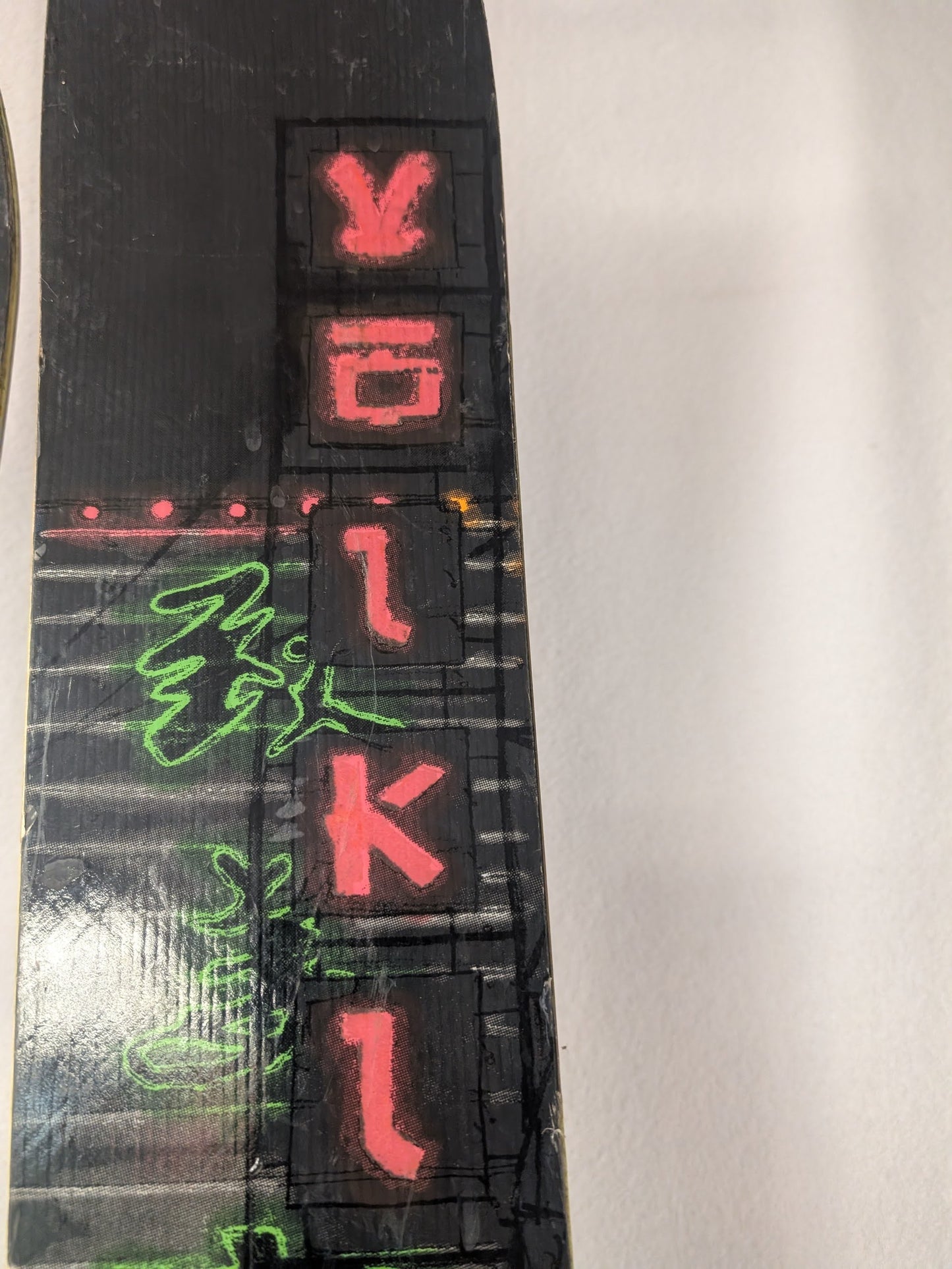 Volkl Buddha Skis Marker 14 Airpad Bindings Size 168 Cm Black Used