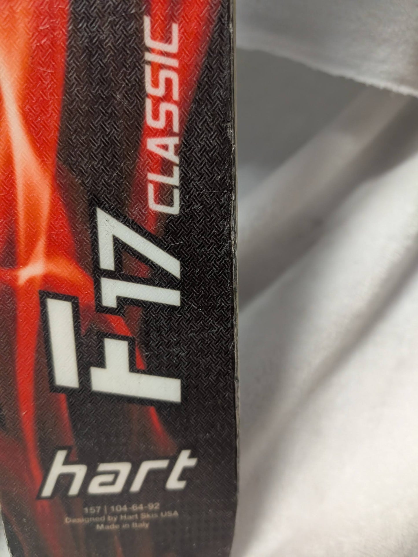 Hart F17 Skis Marker Squire Bindings 157 Cm Color Red Condition Used