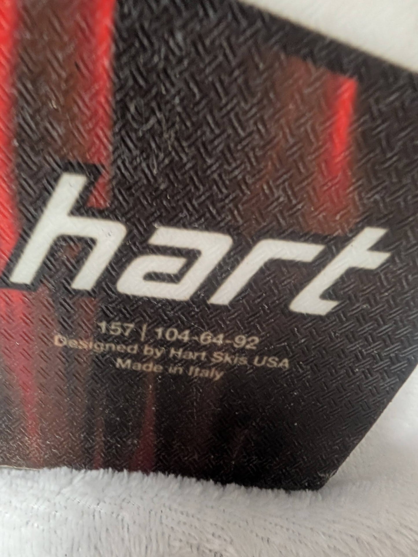 Hart F17 Skis Marker Squire Bindings 157 Cm Color Red Condition Used
