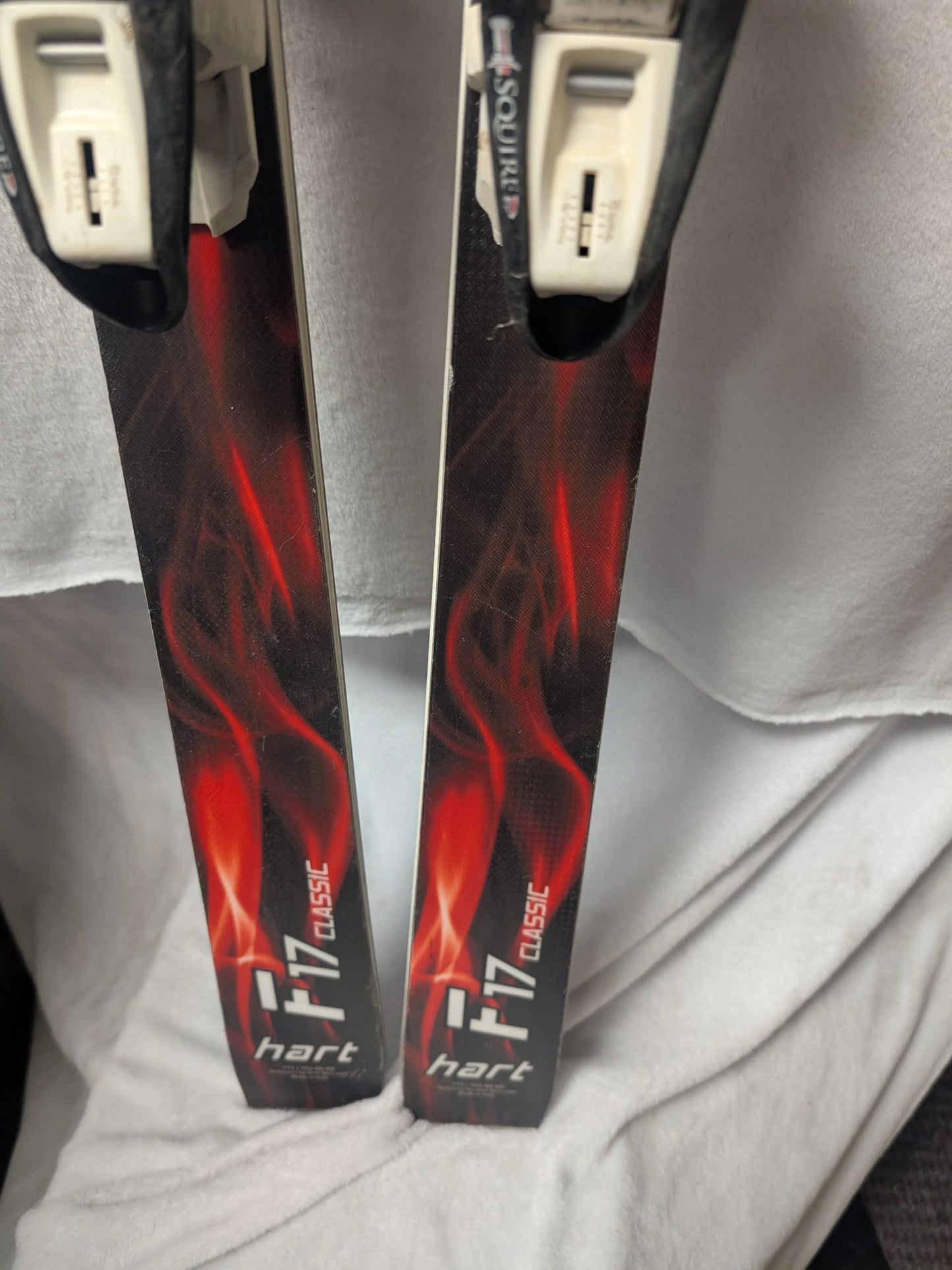Hart F17 Skis Marker Squire Bindings 175 Cm Color Red Used