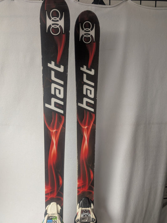 Hart F17 Skis Marker Squire Bindings 167 Cm Color Red Condition Used