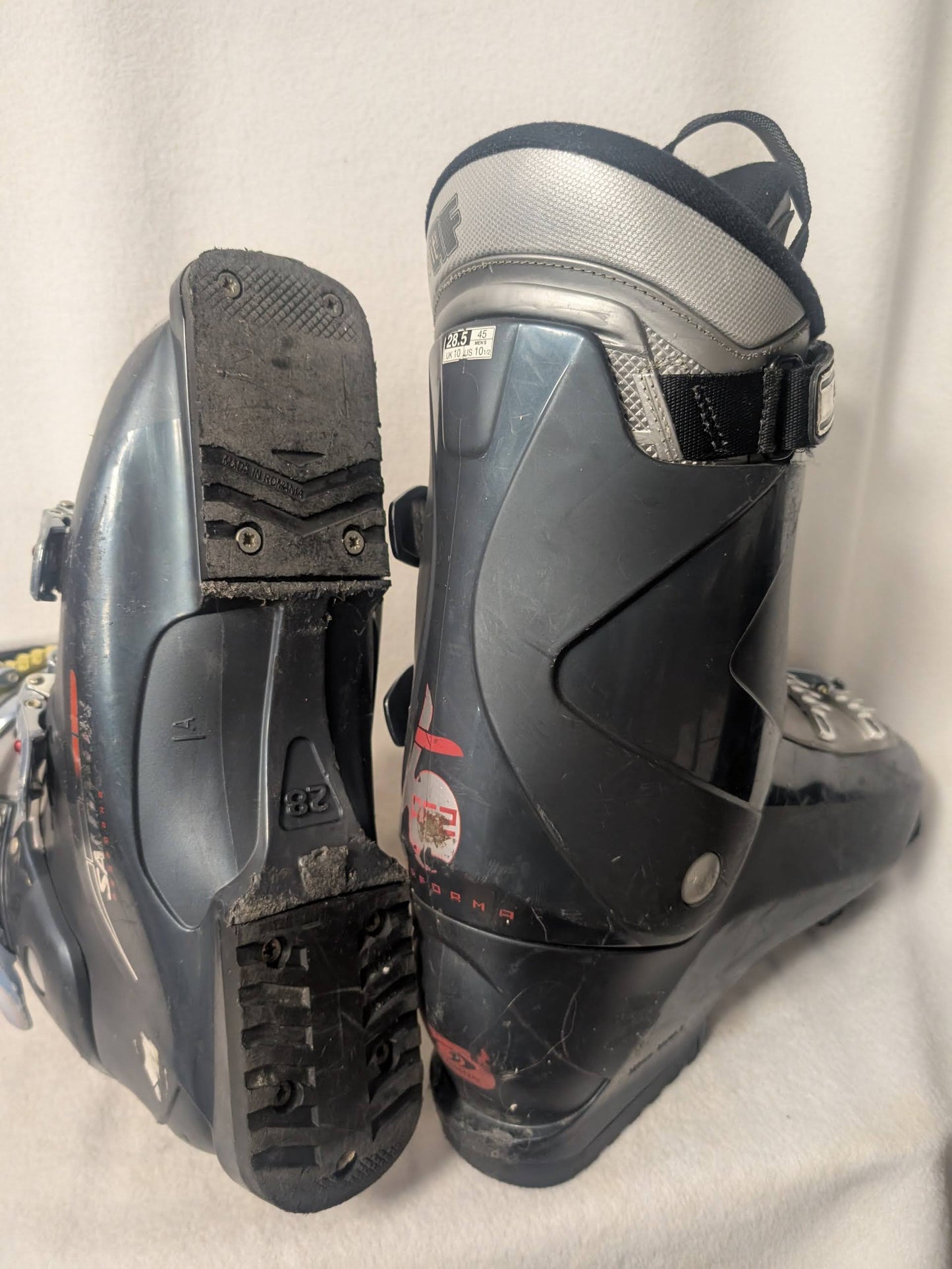 Salomon AF2 Performa Ski Boots Size 28.5 Color Gray Used