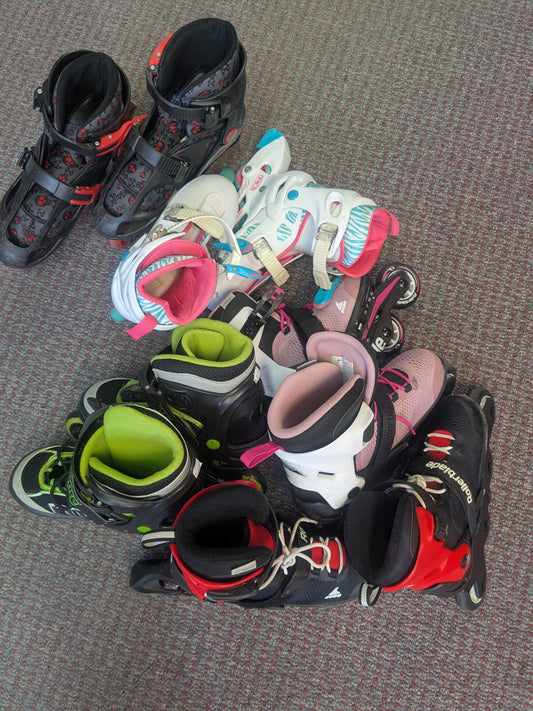Assorted Rollerblades Condition Used, price per pair, confirm available