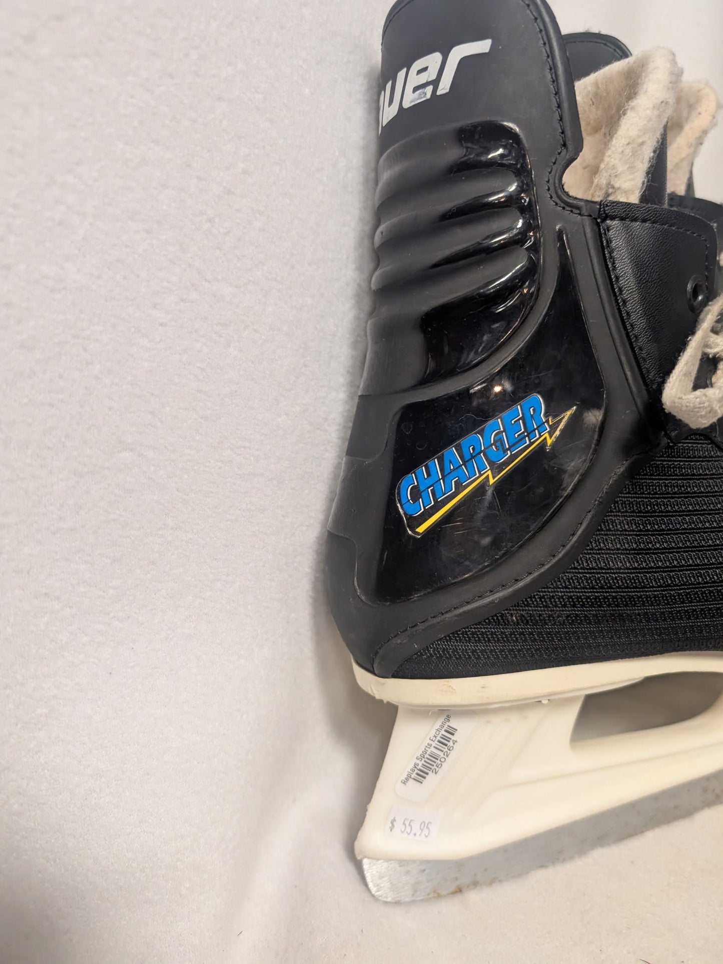 Bauer Charger Hockey Ice Skates Size 9 Color Black Used