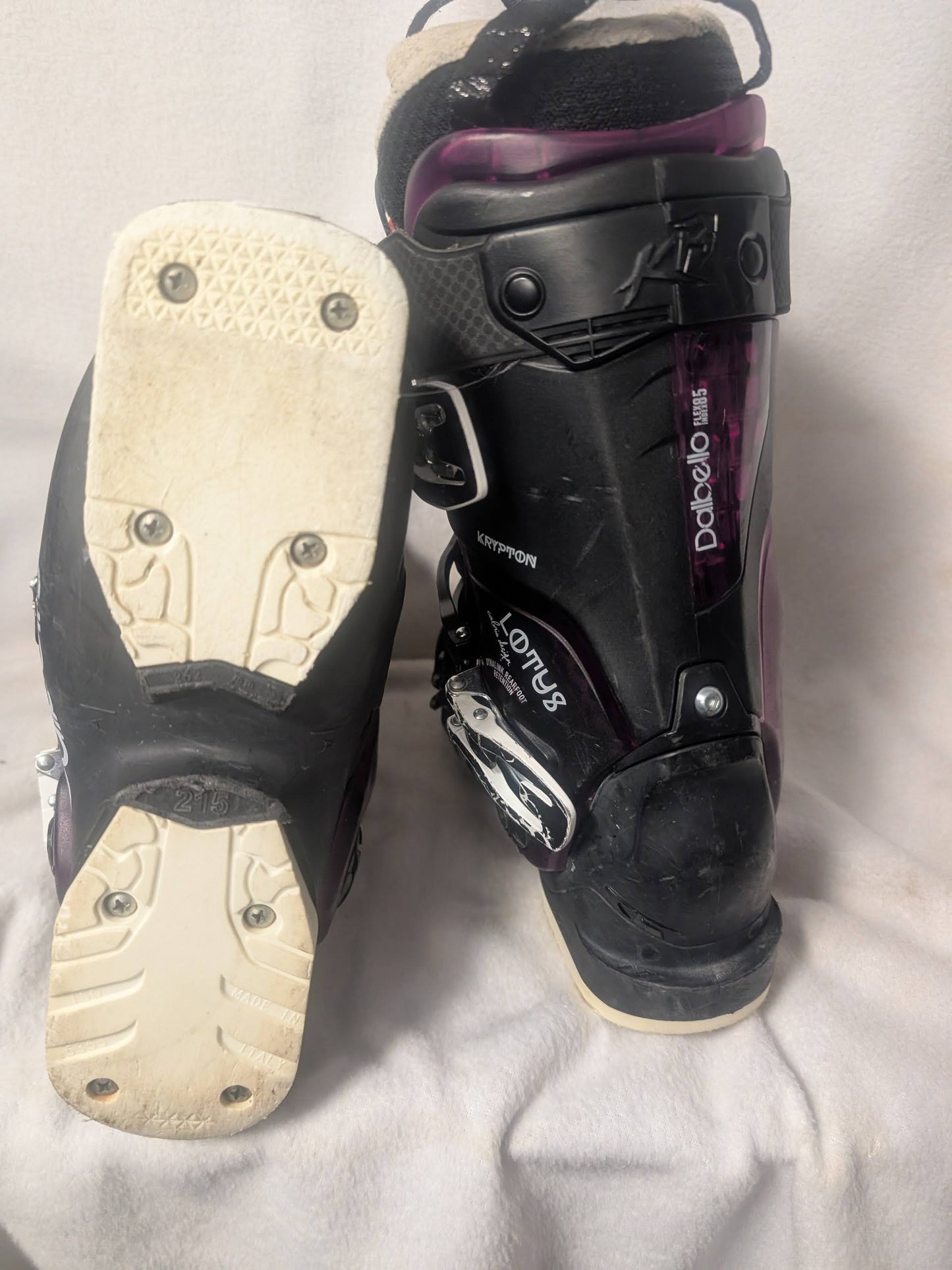Dalbello Lotus Krypton Ski Boots Size 21.5 Color Purple Used