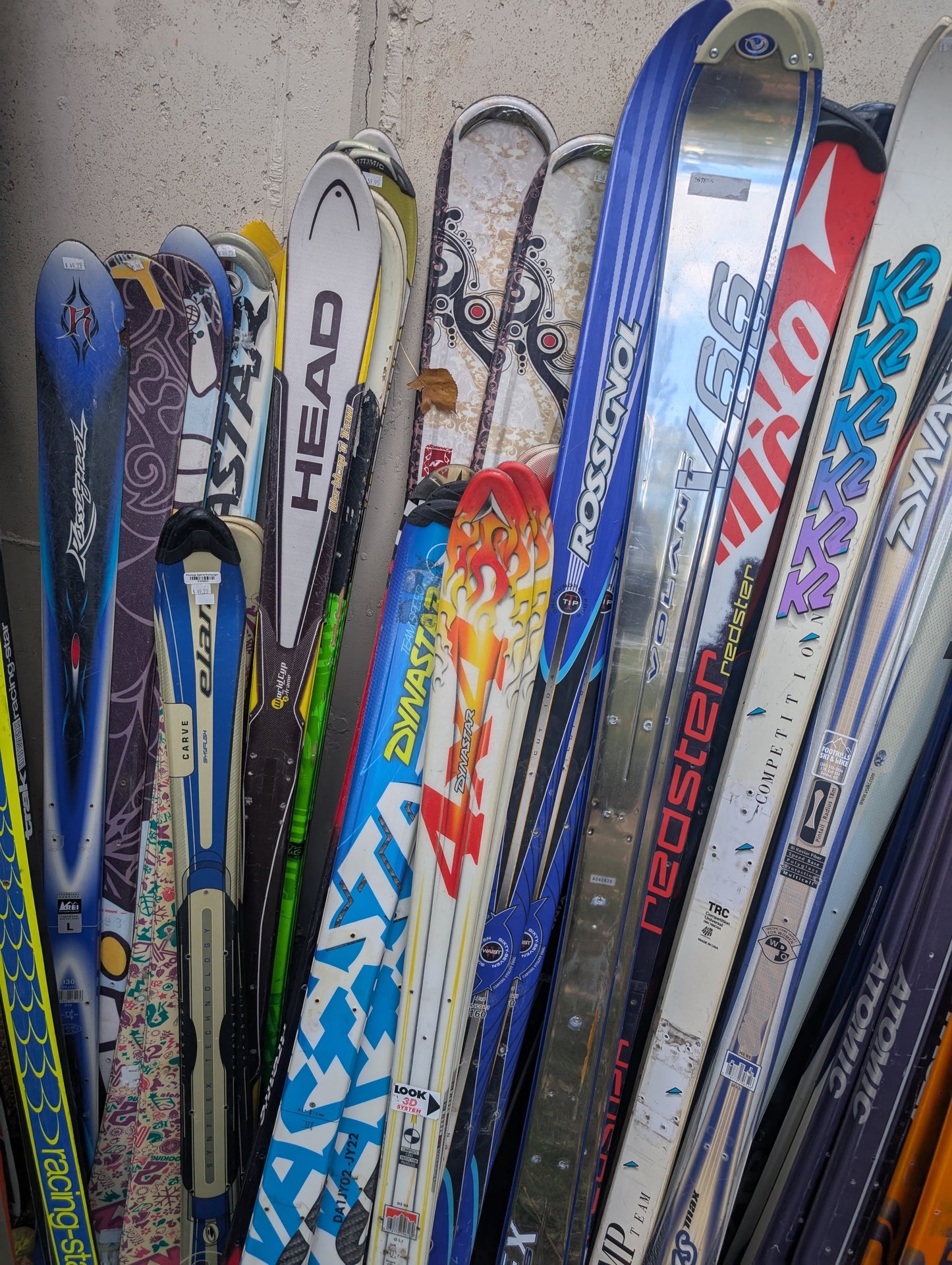 Assorted Skis No Bindings Used One Pair $59, Buy 3 get 2 free