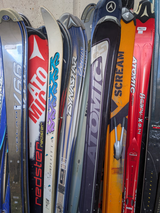 Assorted Skis No Bindings Used One Pair $59, Buy 3 get 2 free