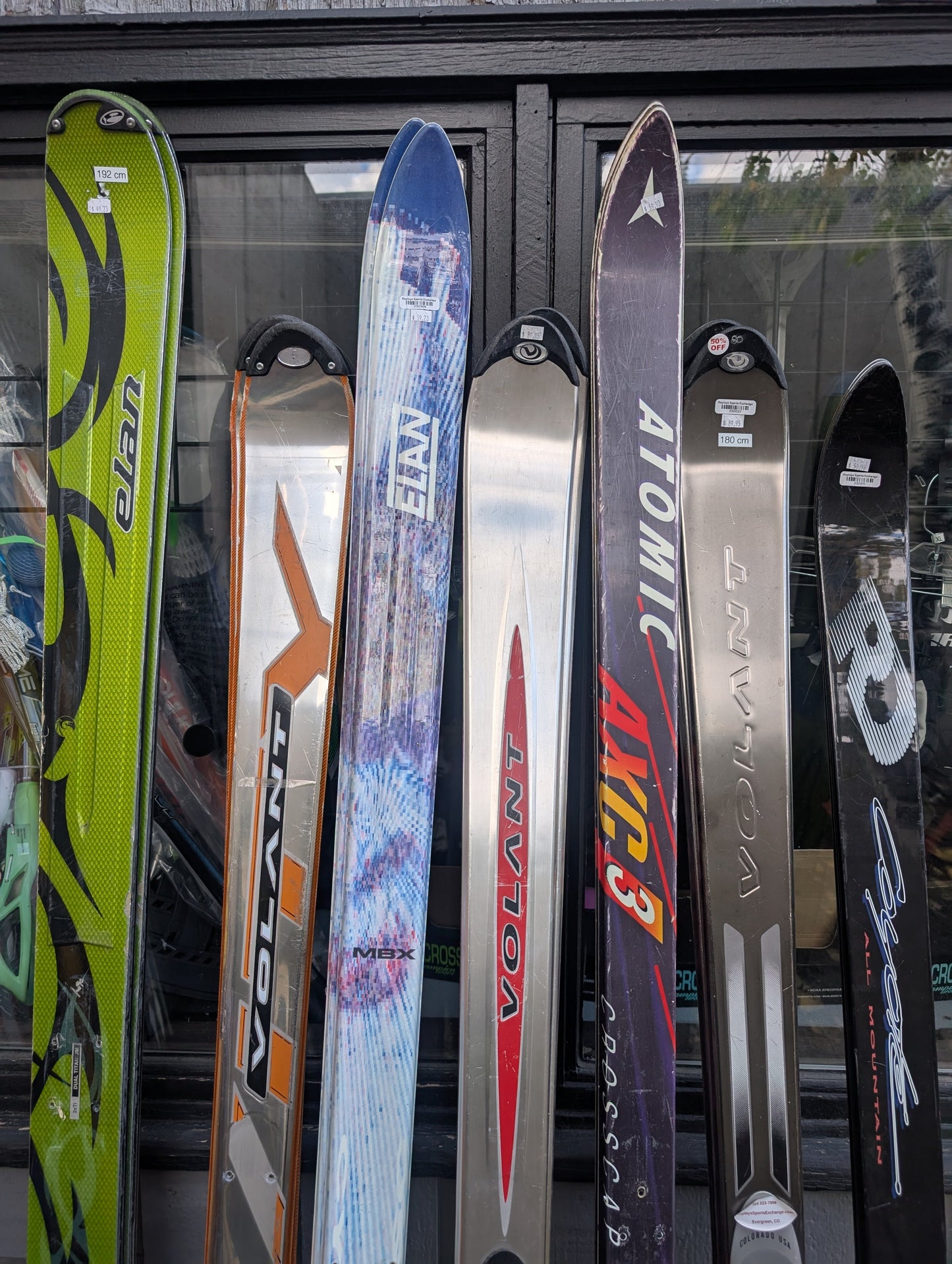 Assorted Skis No Bindings Used One Pair $59, Buy 3 get 2 free