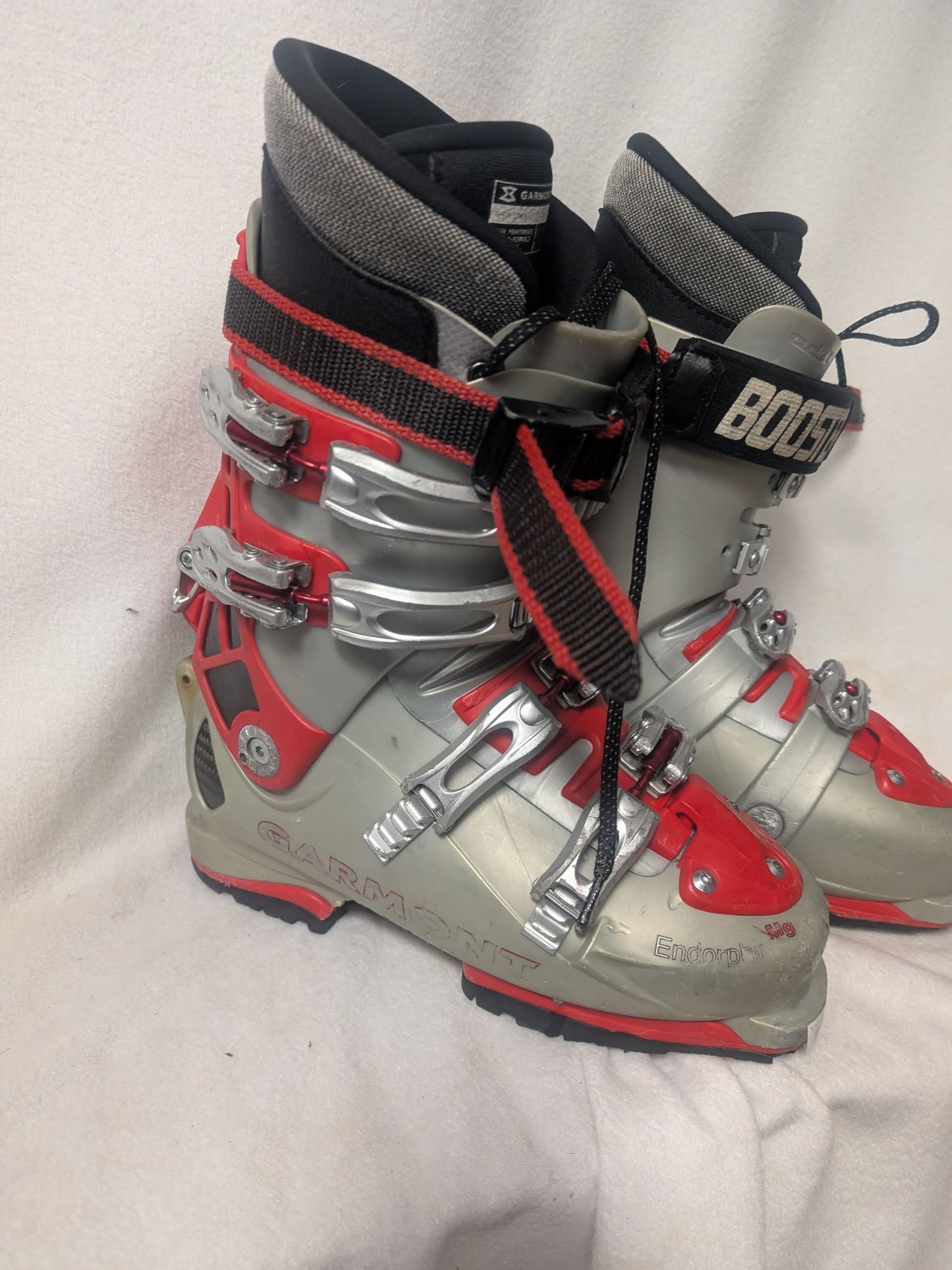 Garmont AT XC Ski Boots Size 27.5 Red Used Randoneé Skimo Touring
