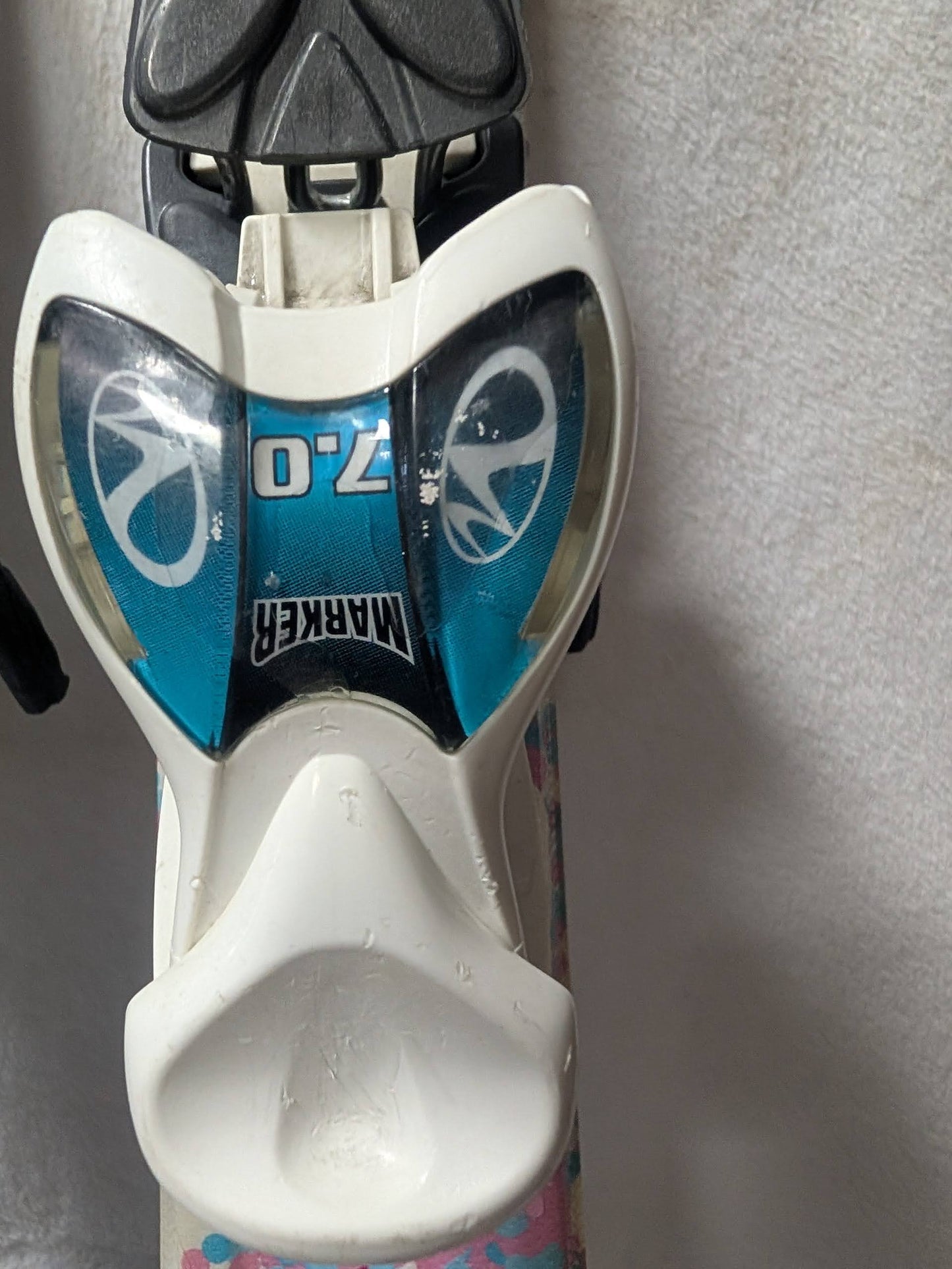 Volkl Chica Skis Marker 7.0 Bindings 130Cm Color White Condition Used