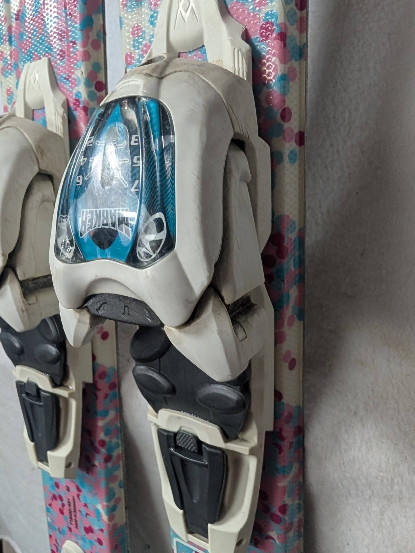 Volkl Chica Skis Marker 7.0 Bindings 130Cm Color White Condition Used